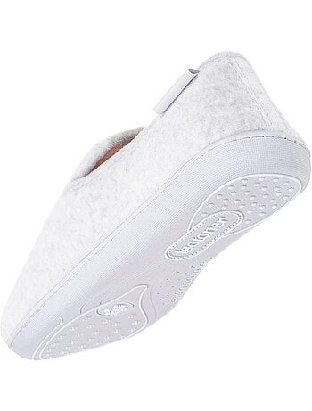 Pantofole chiuse soletta ergonomica in velluto con memory donna Isotoner