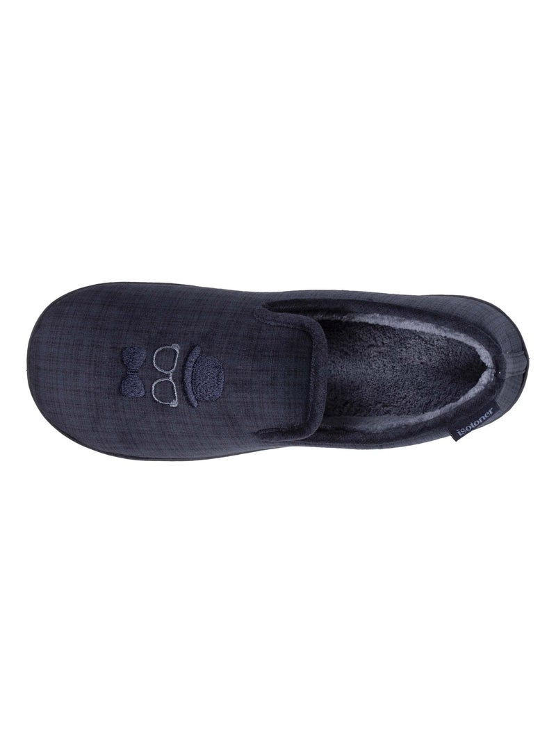 Pantofole chiuse Soletta ergonomica, supporto per l'arco uomo Isotoner Blu marino - Kiabi