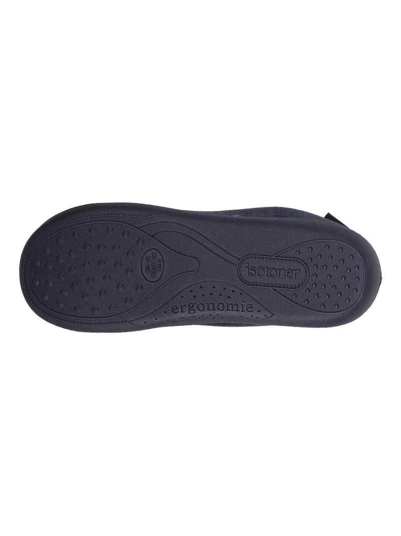 Pantofole chiuse Soletta ergonomica, supporto per l'arco uomo Isotoner Blu marino - Kiabi