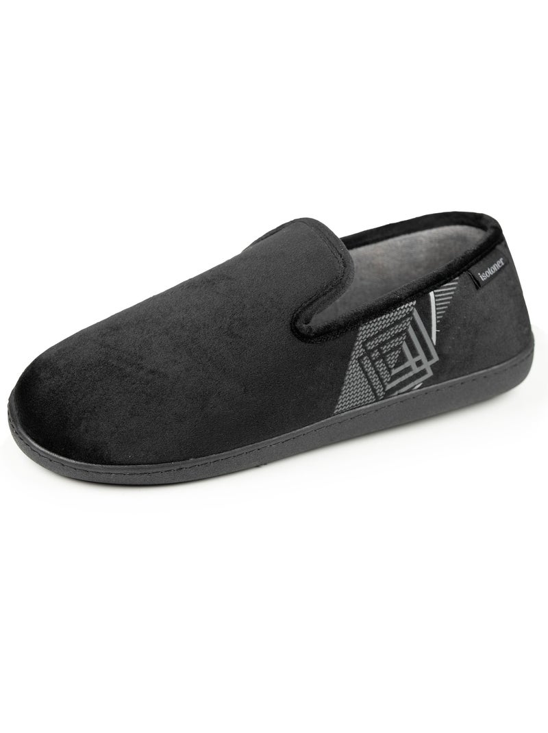Pantofole chiuse soletta in memory foam uomo Isotoner Nero - Kiabi