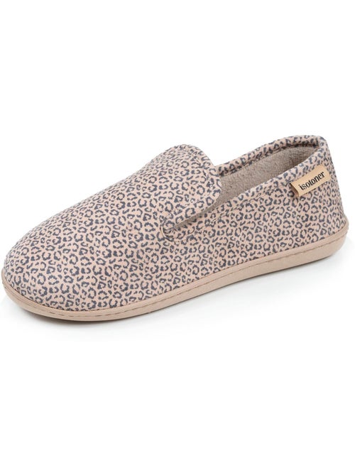 Pantofole chiuse sottopiede ergonomico in suedette in donna - Kiabi Pantofole chiuse sottopiede ergonomico in suedette in donna - Kiabi