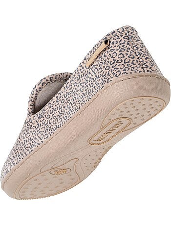 Pantofole chiuse soletta ergonomica in velluto con memory donna Isotoner