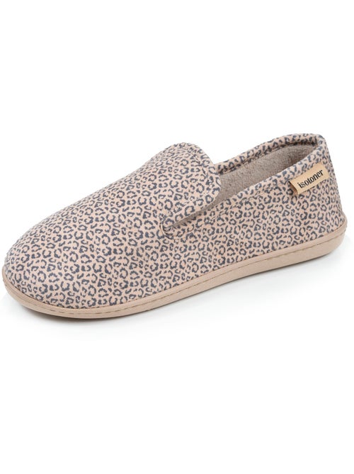 Pantofole chiuse sottopiede ergonomico in suedette in donna Isotoner - Kiabi