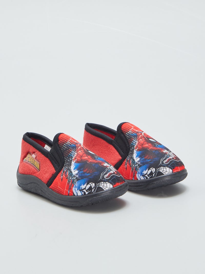 Pantofole chiuse 'Spider-Man' ROSSO - Kiabi