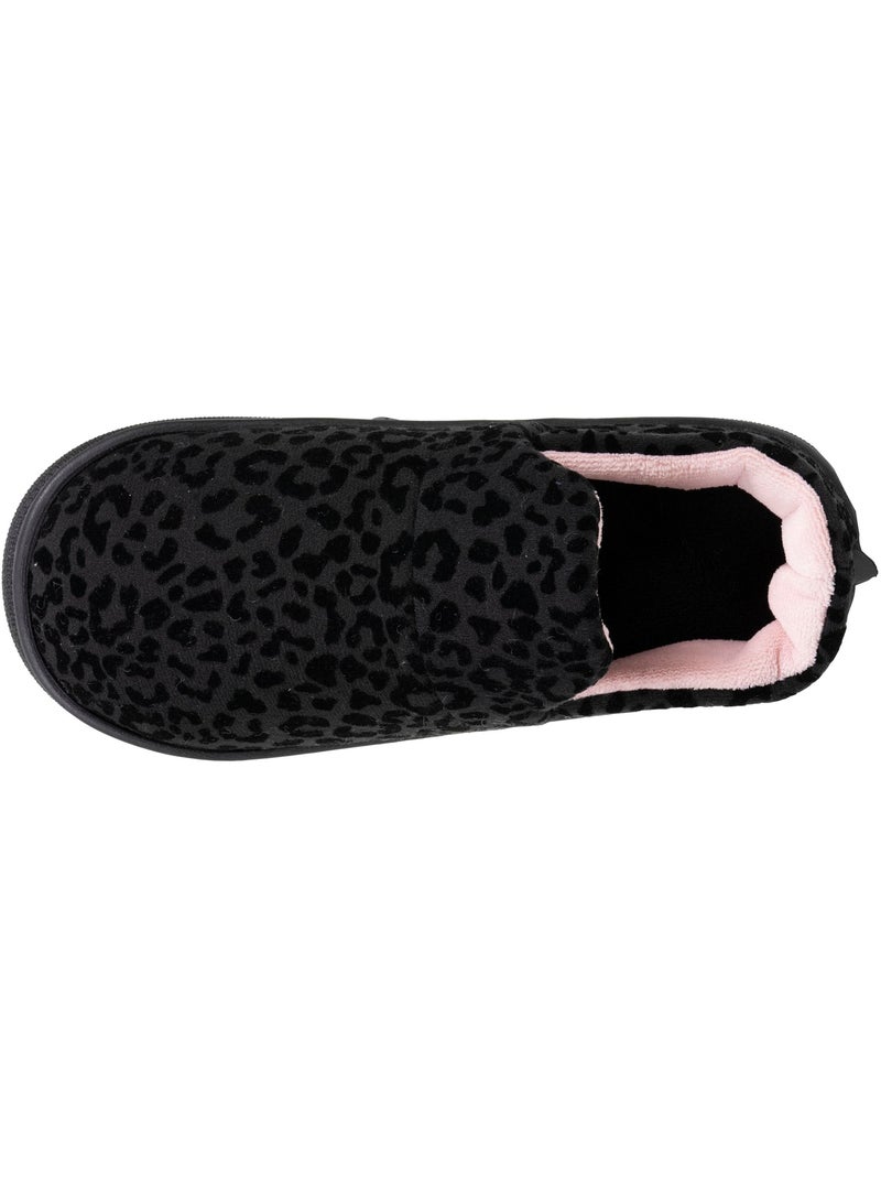 Pantofole chiuse suola in pelle scamosciata per un donna Isotoner Nero - Kiabi