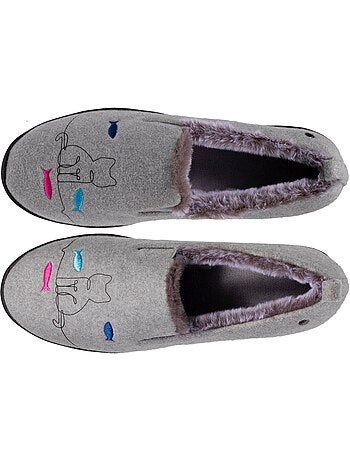 Pantofole chiuse ultracomodo e leggero, facile da donna isotoner