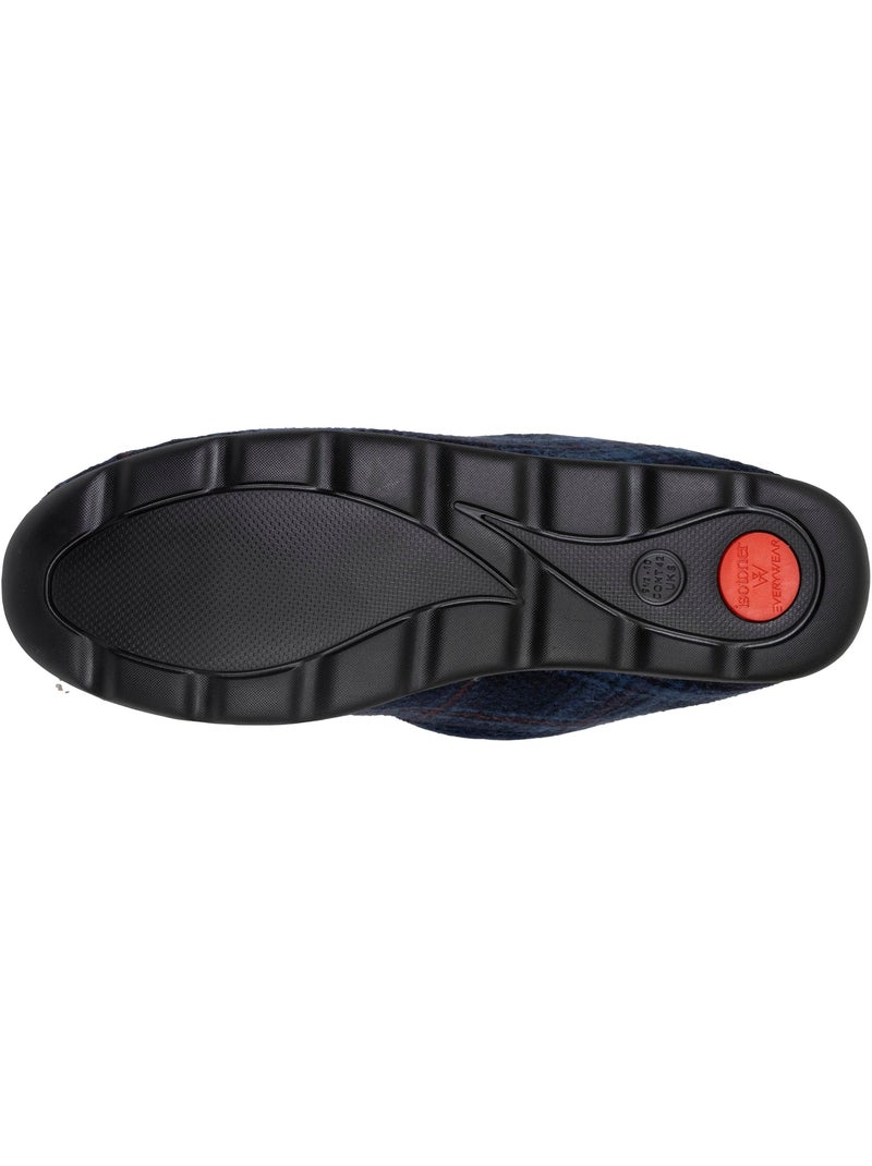 Pantofole chiuse ultraconfortevole e caldo, tecnologia uomo Blu Blu - Kiabi
