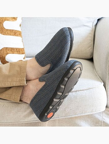 Pantofole chiuse ultraconfortevole e caldo, tecnologia uomo isotoner