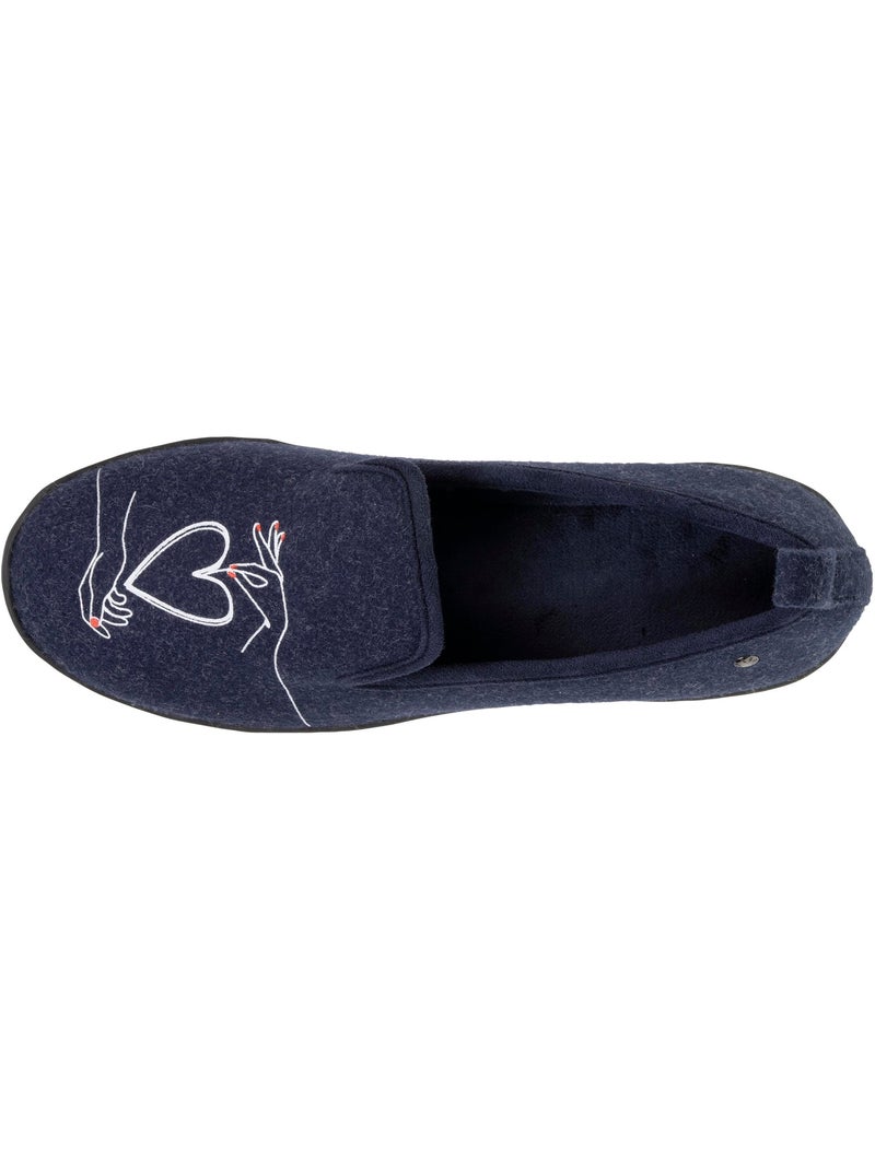 Pantofole chiuse ultraconfortevole e leggero, tecnologia donna isotoner Blu marino - Kiabi