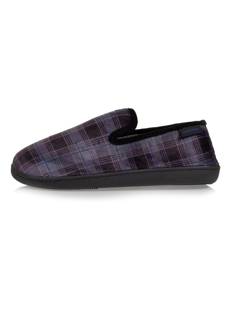 Pantofole chiuse  uomo Isotoner Grigio - Kiabi