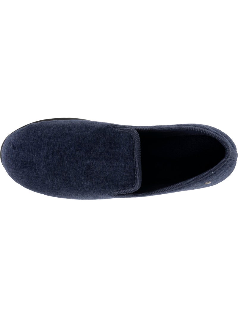 Pantofole chiuse velluto morbido, ultra confortevole e uomo isotoner Blu marino - Kiabi
