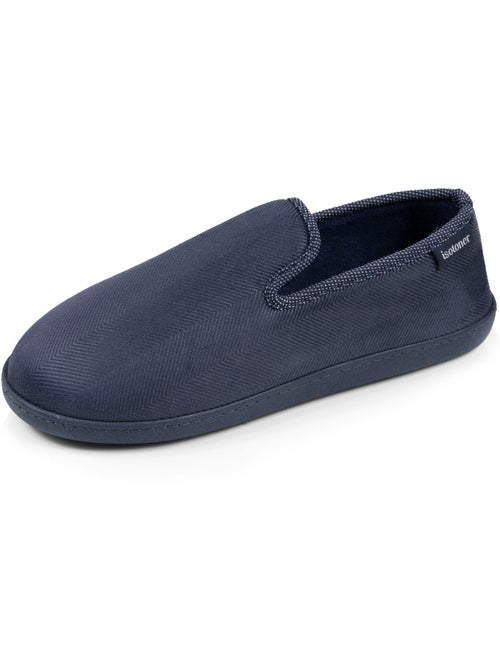 Pantofole chiuse velluto, suola ergonomica, memory foam, uomo - Kiabi Pantofole chiuse velluto, suola ergonomica, memory foam, uomo - Kiabi