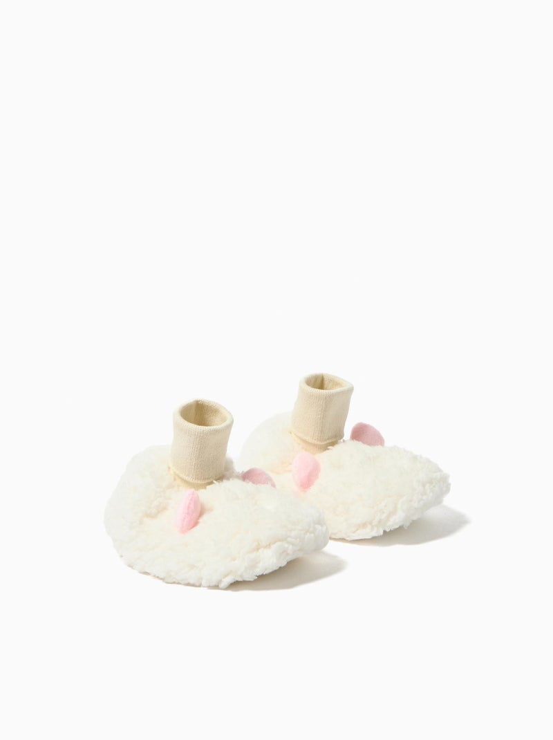Pantofole con calzini, MO Fashion Bianco - Kiabi