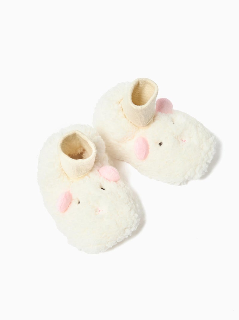 Pantofole con calzini, MO Fashion Bianco - Kiabi