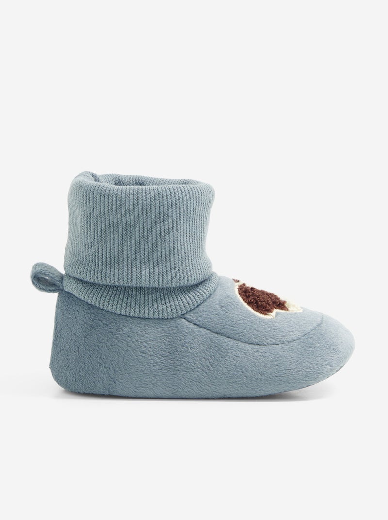 Pantofole con calzino alto Blu - Kiabi