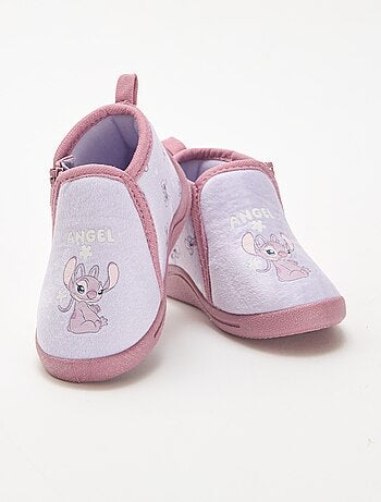Pantofole con cerniera 'Angel' 'Stitch'