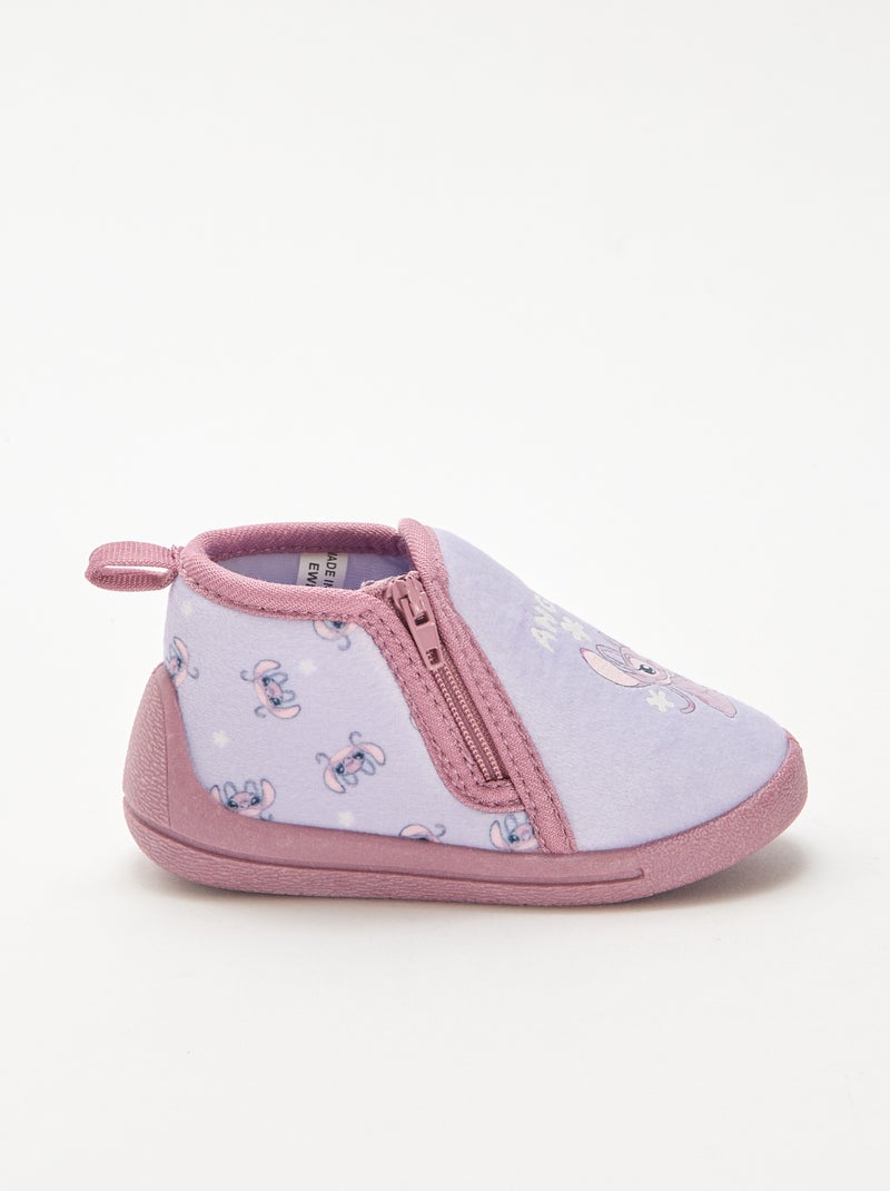 Pantofole con cerniera 'Angel' 'Stitch' Rosa - Kiabi