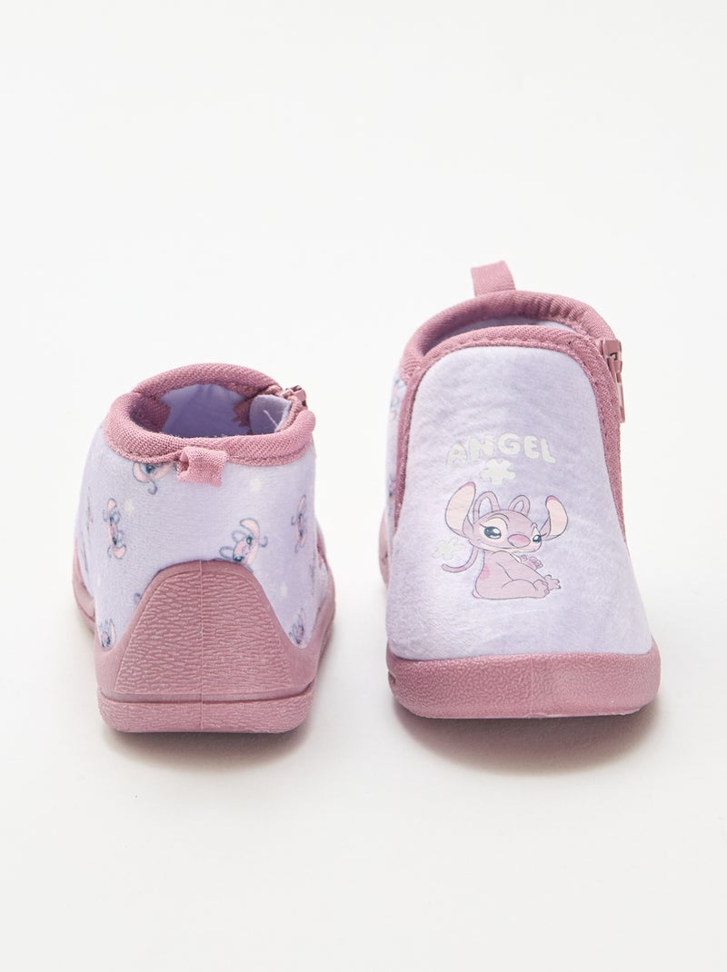 Pantofole con cerniera 'Angel' 'Stitch' Rosa - Kiabi