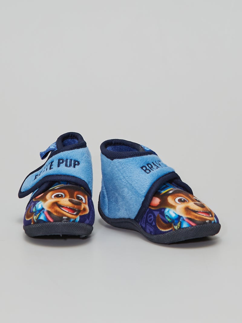 Pantofole con chiusura a strappo 'Paw Patrol' blu - Kiabi