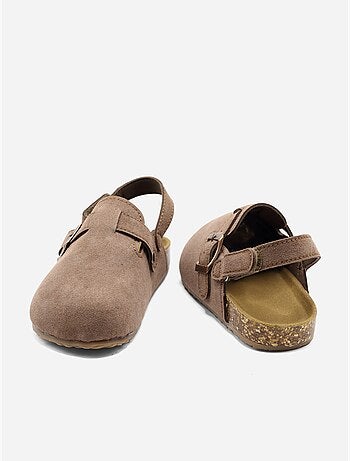 Pantofole con chiusura a velcro