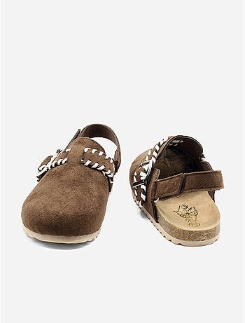 Pantofole con chiusura a velcro