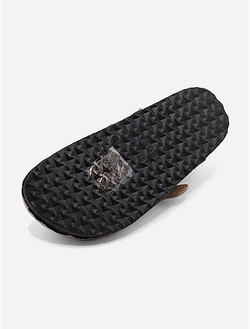 Pantofole con chiusura a velcro