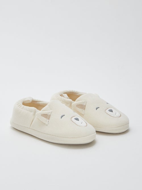 Pantofole con decorazione animale - Kiabi