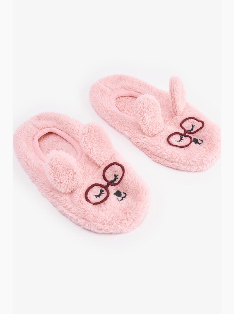 Pantofole con motivo cane sleepy day penti Rosa chiaro - Kiabi