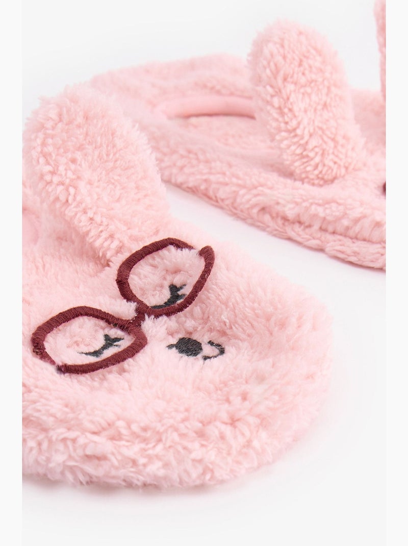 Pantofole con motivo cane sleepy day penti Rosa chiaro - Kiabi