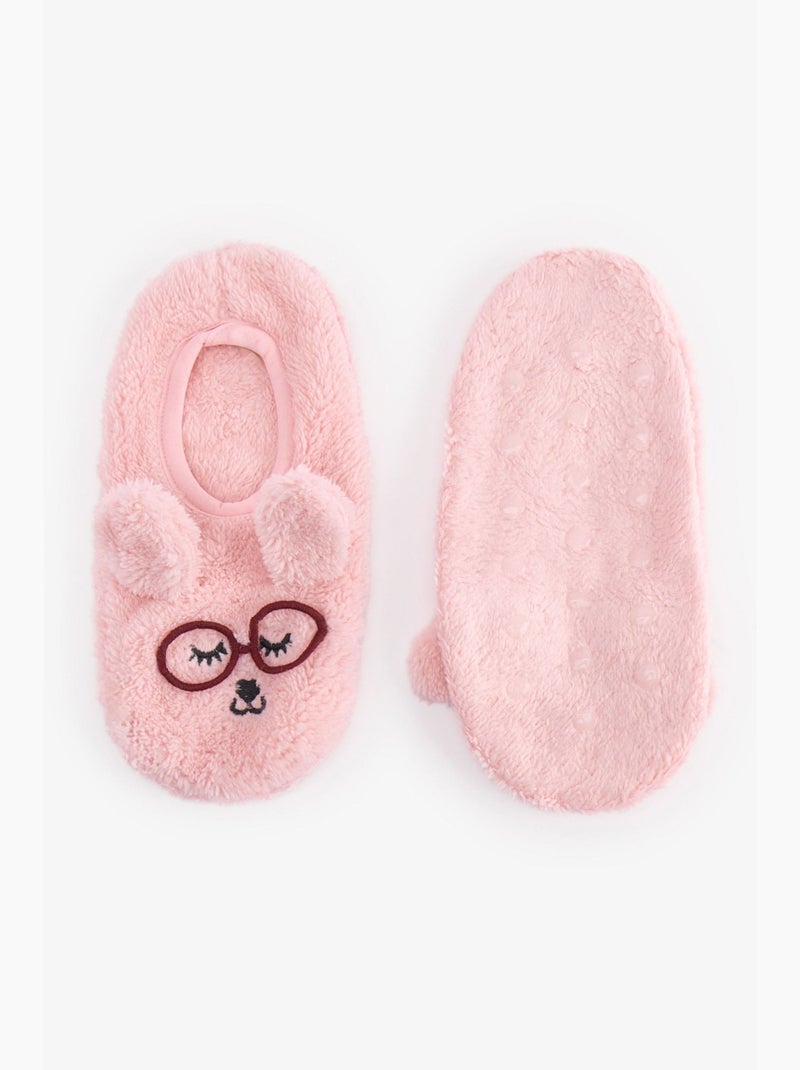Pantofole con motivo cane sleepy day penti Rosa chiaro - Kiabi