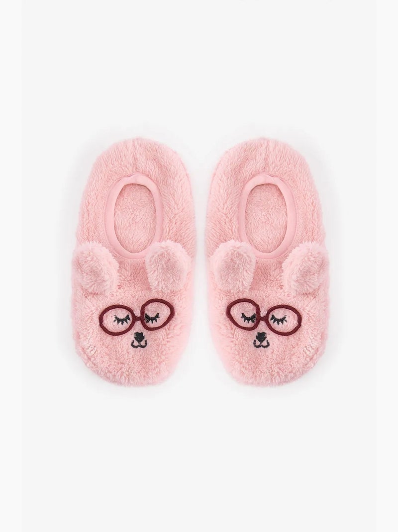 Pantofole con motivo cane sleepy day penti Rosa chiaro - Kiabi