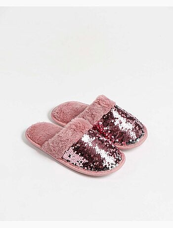Pantofole con paillettes da donna ADMAS