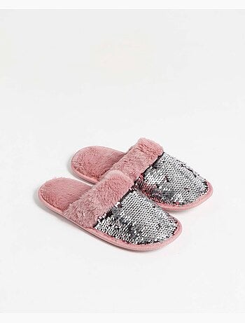 Pantofole con paillettes da donna ADMAS