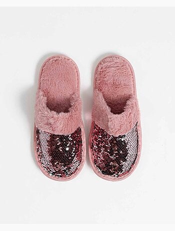 Pantofole con paillettes da donna ADMAS