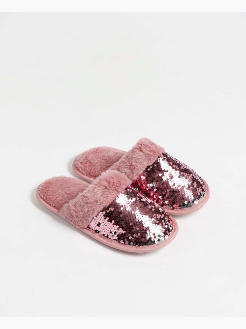 Pantofole con paillettes da donna ADMAS - Kiabi