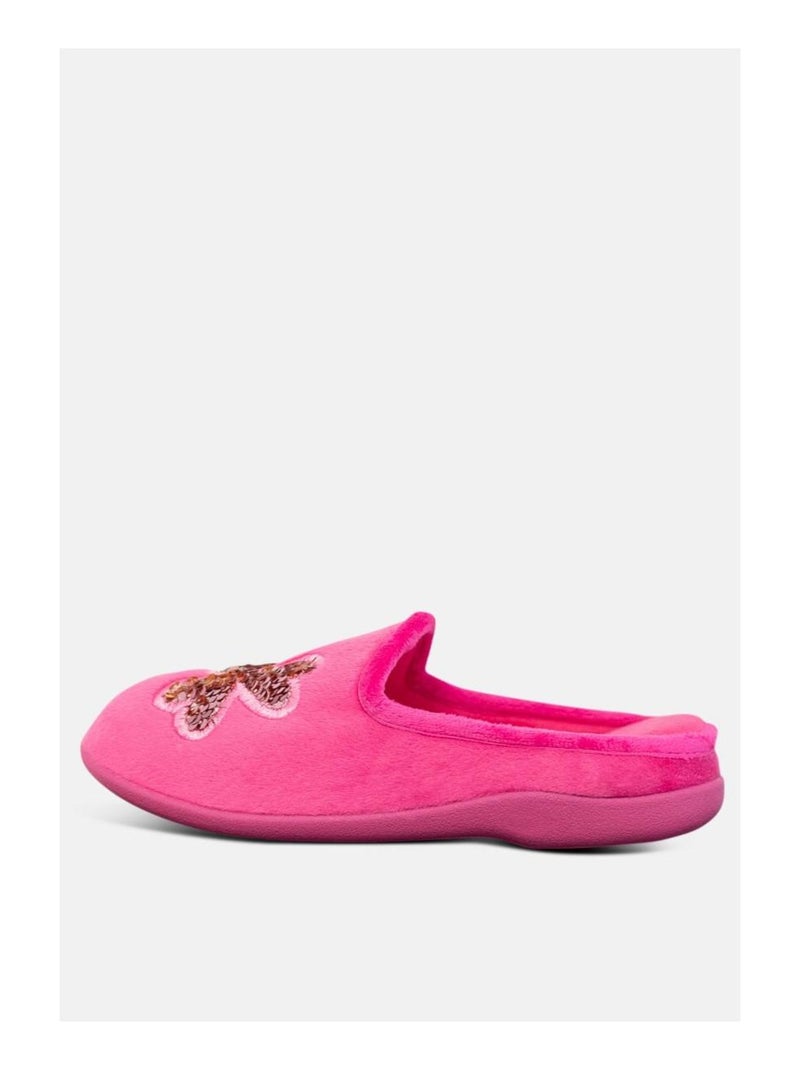Pantofole con paillettes Kebello Rosa - Kiabi
