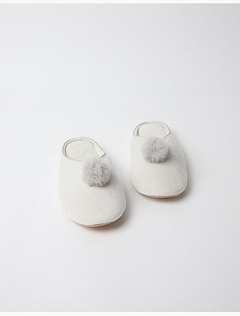 Pantofole con pompon, mo fashion
