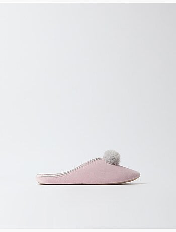 Pantofole con pompon, mo fashion