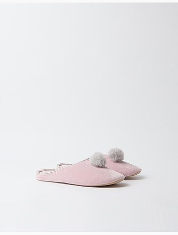 Pantofole con pompon, mo fashion