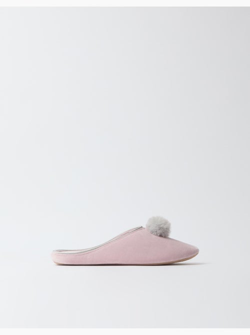 Pantofole con pompon, mo fashion - Kiabi