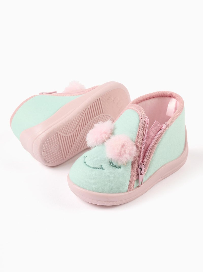Pantofole con ricamo monsters of emotions Verde chiaro - Kiabi