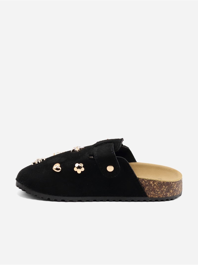 Pantofole con spille Nero - Kiabi