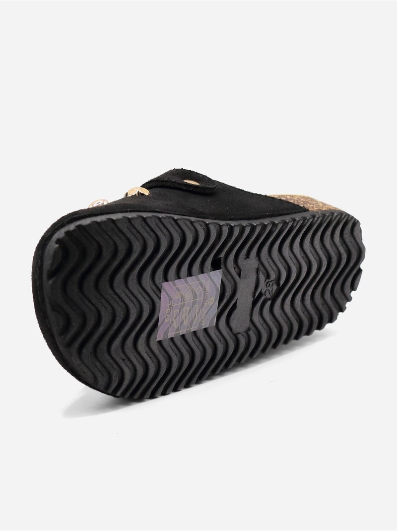 Pantofole con spille Nero - Kiabi