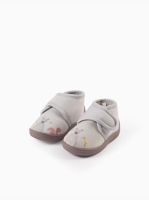 Pantofole con stampa 'animali della foresta' - Kiabi