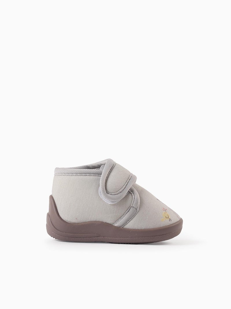 Pantofole con stampa 'animali della foresta' Grigio chiaro - Kiabi