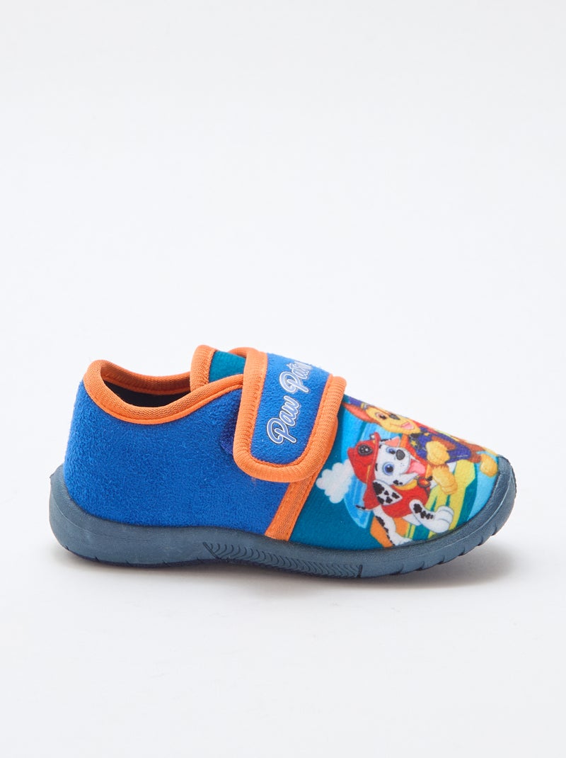 Pantofole con velcro 'Paw Patrol' Blu - Kiabi