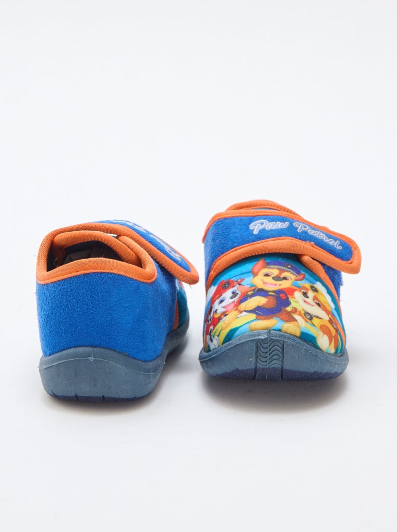 Pantofole con velcro 'Paw Patrol' Blu - Kiabi