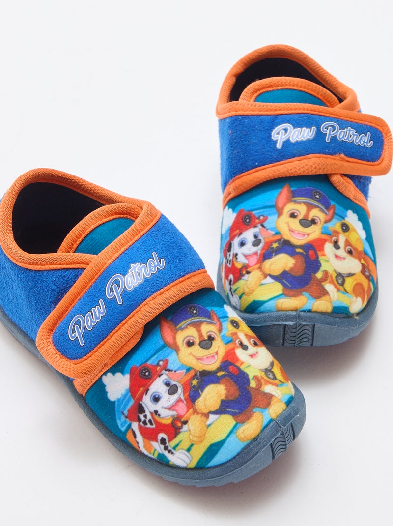 Pantofole con velcro 'Paw Patrol' Blu - Kiabi