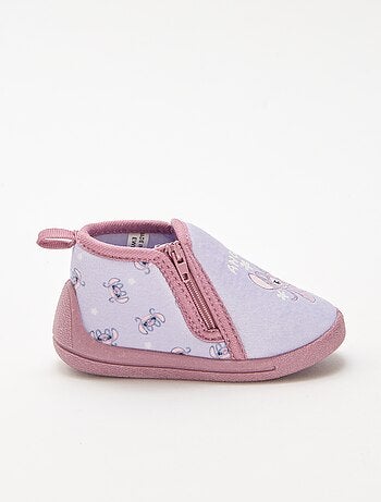 Pantofole con zip 'Angel' 'Stitch'