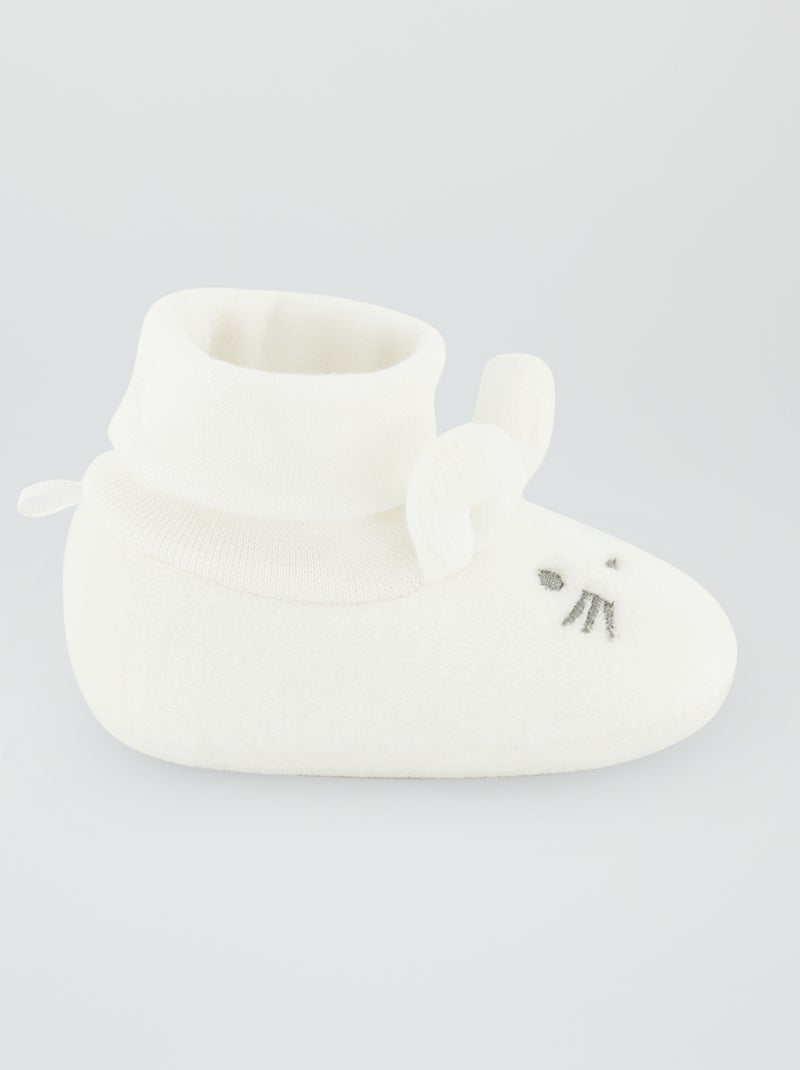 Pantofole 'Coniglio' BIANCO - Kiabi